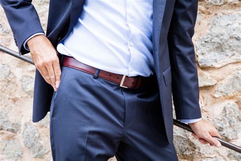 best belt for black suit